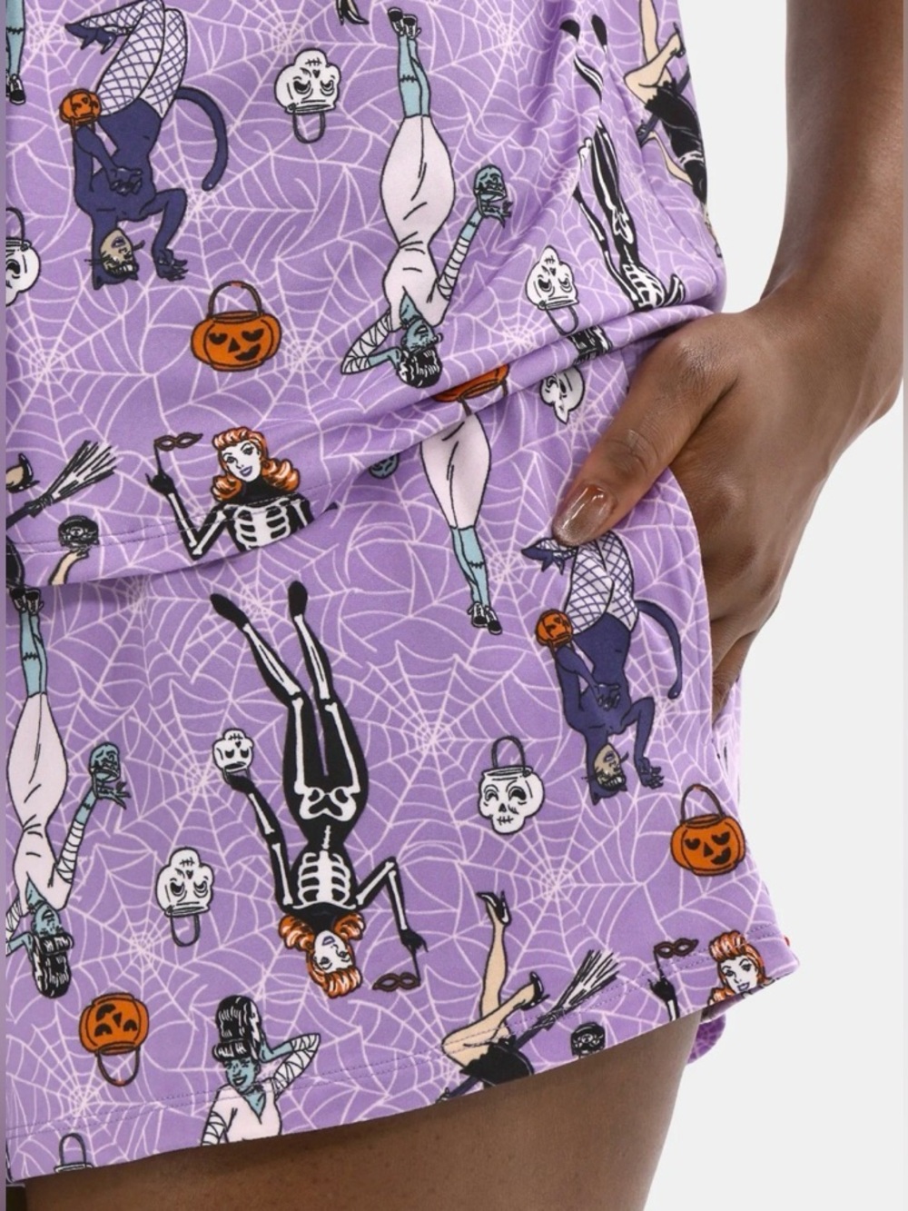 WAY TO CELEBRATE MONSTER PRINT 2 PIECE PJ SET - Picture 4 of 10